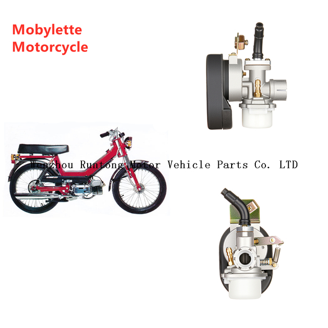 Carburador de motocicleta 2 tempos Mobylette 50cc