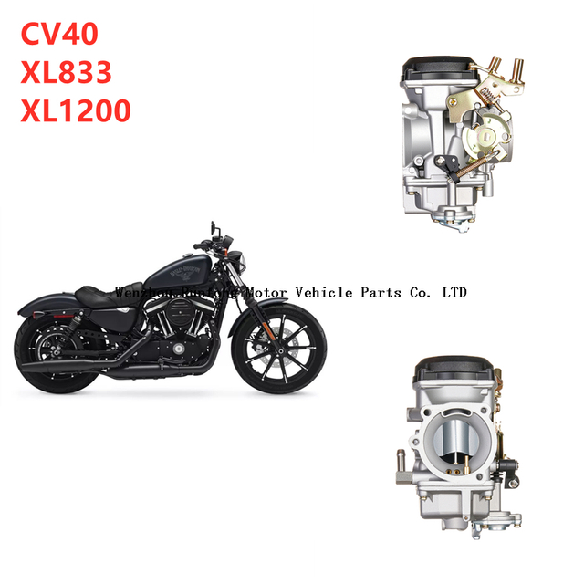 Motocicleta CV40 Harley Davidson Sportster Carburador