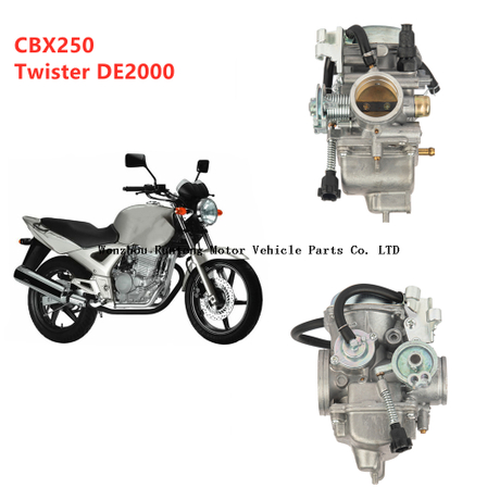 Honda CBX250 Twister DE2000 250cc motocicleta carburador