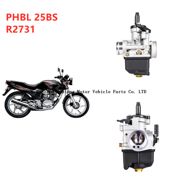 Carburador de motocicleta Dellorto PHBL 25BS 25mm R2731